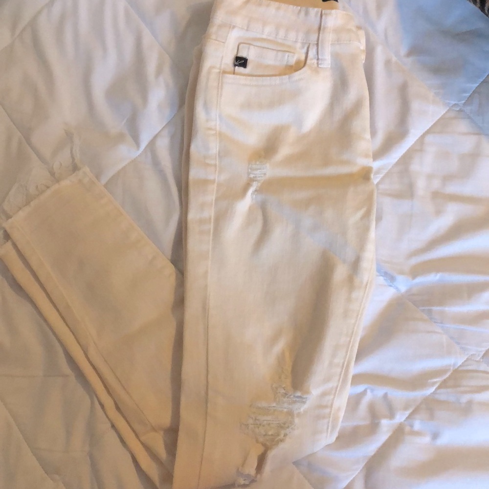 KanCan light pink ripped jeans
